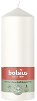 Bolsius bougie pilier décoration blanche 120/58 mm - longue durée