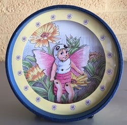 Harlekijn Spieluhr Blumenkinder (rund)