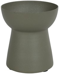Countryfield Vase Dekoration Metall Armee grün 12cm rund