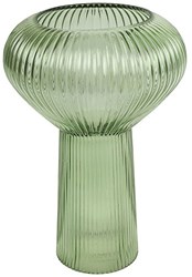Countryfield Vase Glas grün 29cm - moderne Wohnaccessoires