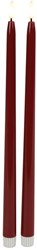 Countryfield bougie LED de table gothique Élégance 38cm lot de 2 multicolore