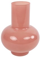 Countryfield Vase Glas modern dunkelrosa 24cm Dekoration Blumen