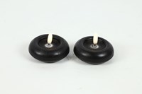 Countryfield bougie flottante LED jouet 7,5cm 2 pièces noir décoration