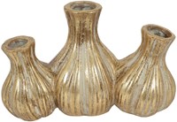 Countryfield Vase Fabio Kugel Gold Dekoration 17cm - stilvolle Vase