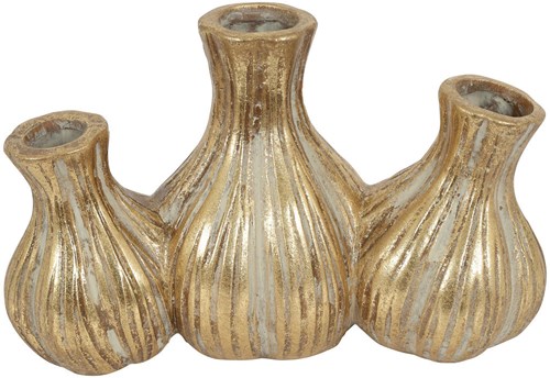 Countryfield Vase Fabio Kugel Gold Dekoration 17cm - stilvolle Vase
