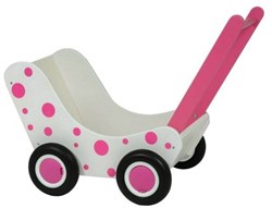 Van Dijk Toys Poppenwagen - Roze OP=OP