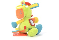 Dolce Toys Jouet en peluche d'activité classique poney Polo - 24 cm