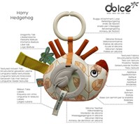 Dolce Toys Spielzeug Erde Aktivitäts-Anhänger - Igel Harry-2