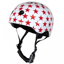Weiß mit roten Sternen White with red stars