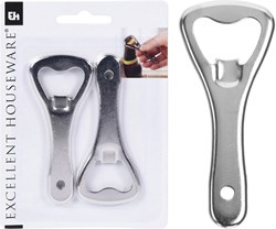 EH Flesopener metaal 9cm 2-delig