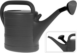 Koopman Gießkanne Garten 10 Liter anthrazit mit Brause Kunststoff