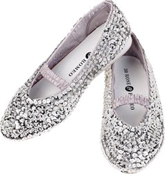 Souza for Kids Prinzessinnen Schuhe silber Pailletten Größe 27 - Verkleidung