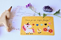 Bora Shop Einhorn Einladungskarten - magisches Kinderfest Set-2