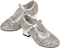 Souza for Kids chaussures talon haut Marguerita argent pailleté princesse