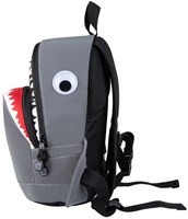 Pick & Pack Kinderrucksack Hai S reflektierend grau - Schulrucksack-3