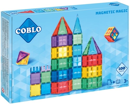 Coblo Spielzeug Magnetische Fliesen Classic 100 Stück