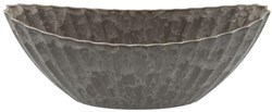 HBX natural living pot de fleurs mélamine ovale multicolore 36x15x14cm décoration