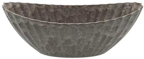 HBX natural living Blumentopf Melamin oval multicolor 36x15x14cm Dekoration
