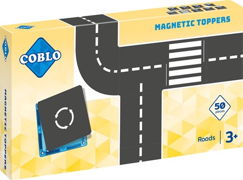 Coblo Spielzeug Magnetische Fliesen Toppers wiegen 50 Stück