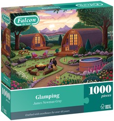 Falcon puzzle Glamping 1000 pièces paysage adultes