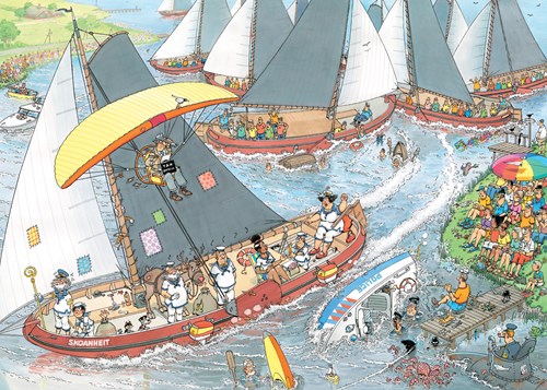 Jumbo Puzzle Hollandische Traditionen Jan van Haasteren 2x1000 Teile-2