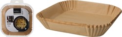 Backpapier airfryer quadratisch 20x20cm 50 Stück für Küchenfreude