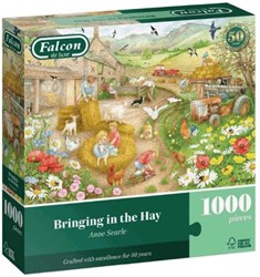 Falcon puzzle - Bringing in the Hay 1000 pièces - jouet éducatif