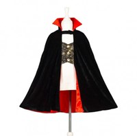 Souza Dracula cape + tanden, 4-8 jaar, 98-128 cm (1 set)