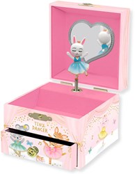 GIGGLE AND HONEY Muziekdoos Juwelen - Dierenballerina - Swan Lake