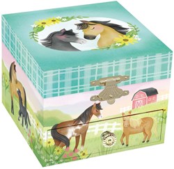 GIGGLE AND HONEY Muziekdoos Juwelen - Paard - Home On The Range