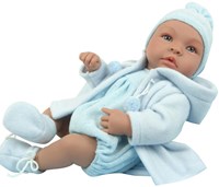 Asi Babypuppe Leo 36cm - blaue Dufflecoat Puppenspielzeug-2