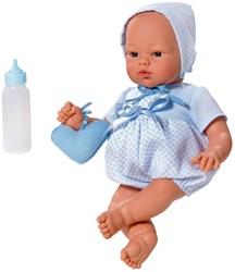 Asi Babypuppe Koke 36cm - Puppe mit blauem Anzug - Spielzeugpuppe