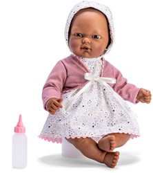 Asi Babypuppe Oli 30cm - Puppe mit weißem Kleid - Spielzeugpuppe