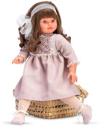Asi Babypuppe Pepa 57cm - Puppenspielzeug - altrosa Kleidung