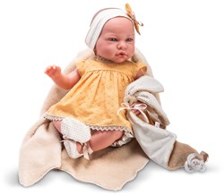 Asi Puppe Hannah 46cm Limited Edition Babypuppe Multicolor