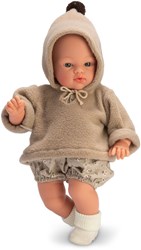 Asi Babypuppe Koke 36cm - weiche Puppe mit Anorak-Outfit