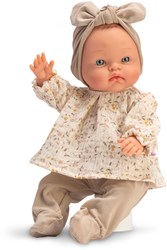 Asi Babypuppe Alex 36cm - Puppe mit beiger Kleidung und weichem Körper