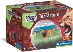 Clementoni Wild-Terrarium Löwe Spielset für Kinder