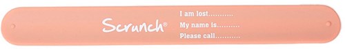 Scrunch Armband Spielzeug Silikon faltbar Pfirsich Orange-3