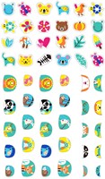 Avenir Nagelsticker Tiere - Nail Art für Kinder - bunte Sticker-3