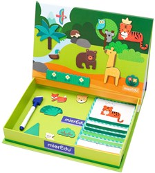 Mieredu Magnetbuch Tierwelt pädagogisches Spielzeug für Kinder