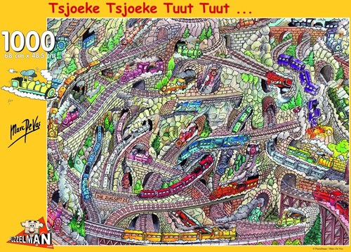 Puzzelman Puzzle Die Puzzelmantreintjes Marc De Vos 1000 Teile