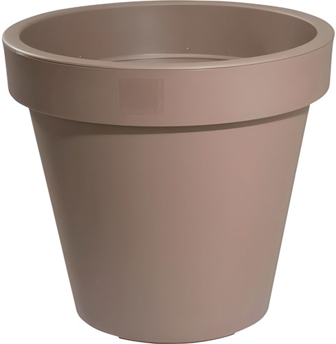 OttoSimon Blumentopf Kunststoff rund 40cm mokka Pflanzgefäß Garten-2