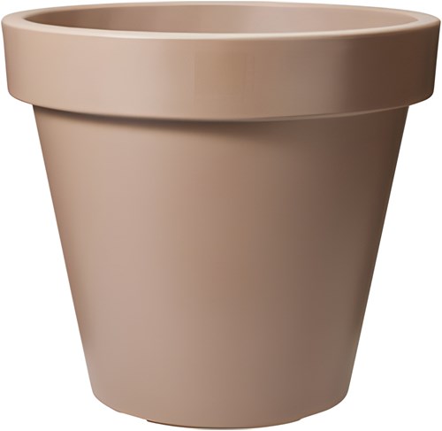 OttoSimon Blumentopf Kunststoff rund 40cm mokka Pflanzgefäß Garten-3