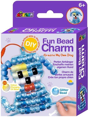 Avenir Perlen Bastelset Hund - bunte Fun Bead Charms Spielzeug-2