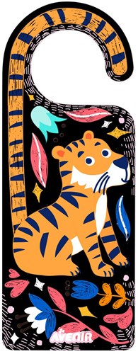 Avenir Scratch Art Türhänger Safari-Tiere - Kreatives Spielzeug-2