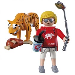 Playmobil 72089 Dierentuin Tijger En Bezoeker