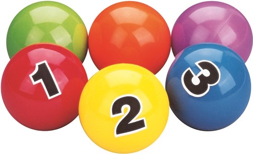 Juggle Bean Balls Set of 6 colors