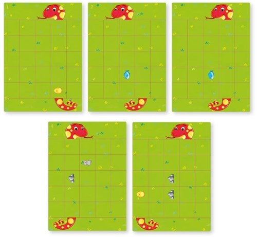 Goki jeu magnétique jouet éducatif - Serpents affamés carton-2