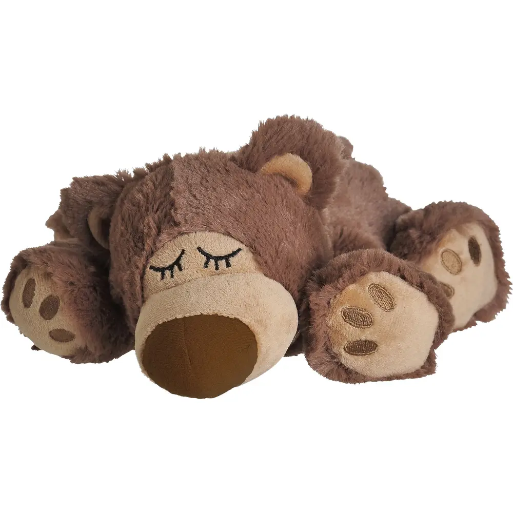 Warmies ours en peluche micro-ondes marron parfum lavande coussin chauffant